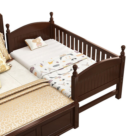 ベッド　すのこベッド　子供ベッド　ズレ防止ガード　天然木フレーム　エコ素材　耐荷重　天然木　Ｒ加工　ナチュラル　カスタマイズ可能　metamall