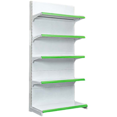 コンビニ用キャビネット　ディスプレイ棚　スーパー品棚　ショーケース　スーパー用　スチール製　連結可能　組合わせ型　収納力抜群　可動棚板　ホワイト　YLGZ-M-010