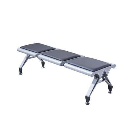 ソファー　ロビーチェア　ロビースツール　耐荷重　耐久性　スチール　マイクロファイバーレザー　安定性　YLYZ-M-009　metamall