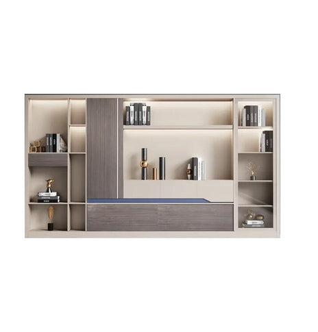 高級キャビネット　オフィスキャビネット　ファイリングキャビネット　木製書庫　書類整理棚　メラミン化粧板　無臭無害　傷・汚れに強い　お手入れ簡単　高級感　シャンパン　CWG-M030