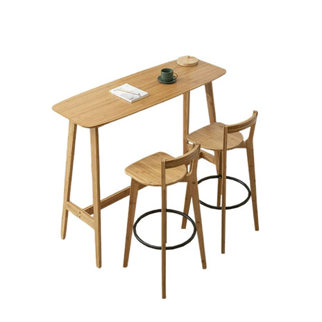 カウンターテーブル　バーテーブル　竹　孟宗竹　丸み　シンプル　ブラウン　ナチュラル　BTZ-M011　MetaMall