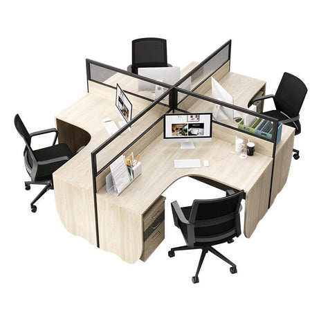 オフィス デスク おしゃれ　ナチュラルテイスト　メラミン化粧板　卓上パーテーション　配線孔　シンプルデザイン　ナチュラル　カスタマイズ可能　BGZ-M001　metamall