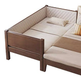 ベッド　すのこベッド　子供ベッド　ズレ防止ガード　天然木フレーム　シンプル　ウレタンフォーム　ココナッツマット　ナチュラル　カスタマイズ可能　metamall