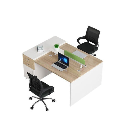 オフィスデスク　ナチュラルテイスト　メラミン化粧板　サイドキャビネット　配線孔　デスクトップパネル　コンセント取付可能　長持ちしやすい　ナチュラル　カスタマイズ可能　metamall