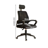 弧状　フィット感　アームレスト　二重充填　昇降回転　人間工学　Ｓ字形状　ぴったり　オフィスチェア　チェア　柔らか　弾力性　快適　ブラック　グレー　BGY-K-040 