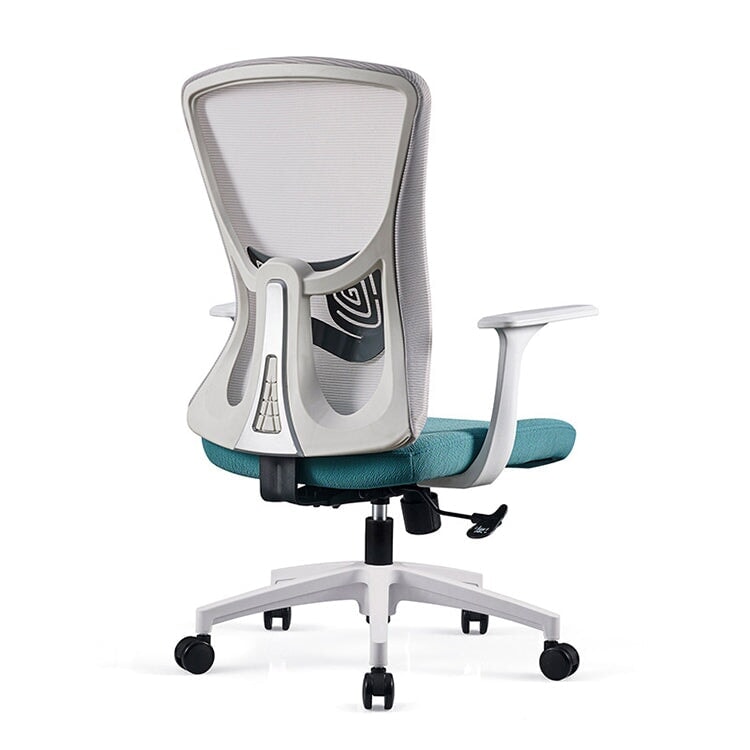 エルゴノミクスチェア　メッシュ張地　シンプルモダン　肘掛け　キャスター　ロッキング機能　ランバーサポート　ヘッドレスト　グレー　カスタマイズ可能　BGY-M-111