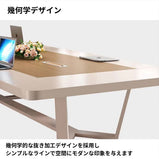 ミーティングテーブル　会議室テーブル　　オフィステーブル　エコ素材　バイカラー　配線ボックス付き　モダン　カスタマイズ可能　