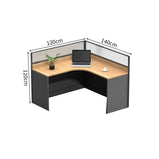 オフィスデスク　ワークデスク　パソコンデスク　事務用デスク　デスク　トップパネル　配線孔　ナチュラル　カスタマイズ可能　BGZ-229