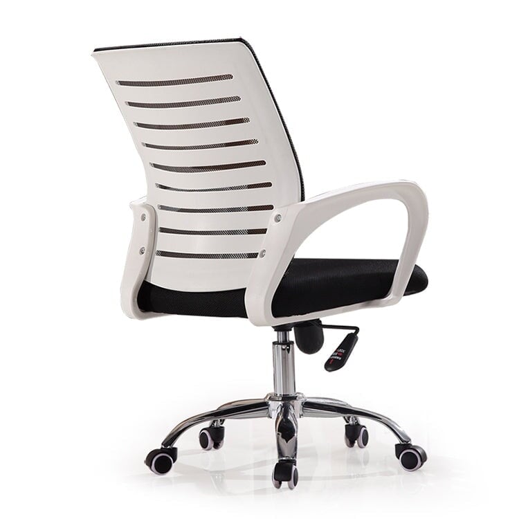 オフィスデスク　メラミン化粧板　スチール脚　ロの字脚　配線ダクト　錠付き　シリンダー錠　サイドワゴン　デスクトップパネル　プラパート　ホワイト　カスタマイズ可能　metamall