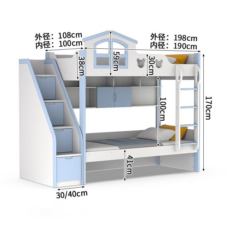 二段ベッド 子供用二段ベッド 寝具 シンプルな二段ベッド 落下防止