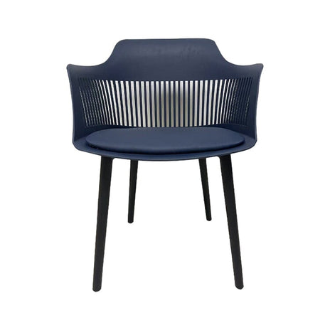 ダイニングチェア　リビングチェア　チェア　イス　椅子　スチールフレーム　滑り止めパッド　ウレタンフォーム　ファブリック生地　透かし彫りデザイン　シンプルデザイン　グレー　ホワイト　イエロー　カスタマイズ可能　metamall