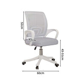 ワークチェア　オフィスチェア　デスクチェア　ミーティングチェア　ループ脚　人間工学　５本脚ベース　肘掛け　リクライニング機能　メッシュ　シンプル　ブラック　BGY-S001