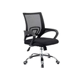 弧状背もたれ　フィット感　ランバーサポート　メッシュ　通気性　リクライニング　五本脚ベース　チェア　オフィスチェア　弾力性　反発力　快適　心地よい　ブラック　グレー　BGY-K-035   kaguyasu