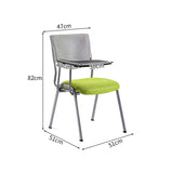 肉厚クッション　柔らか　快適　メモ台　スタッキング　省スペース　チェア　会議用チェア　研修用チェア　機能的　使いやすい　ブラック　レッド　BGY-K-043  