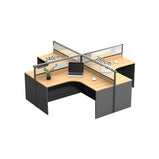 オフィスデスク　ワークデスク　パソコンデスク　事務用デスク　デスク　トップパネル　配線孔　ナチュラル　カスタマイズ可能　BGZ-229