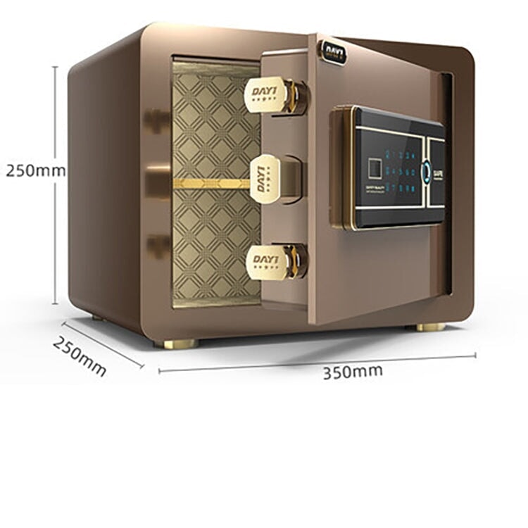 金庫　業務用　防犯金庫　指紋認証　パスワード入力　タッチパネル　WIFI対応　USBポート　スタイリッシュ　ブラック　ブラウン　metamall