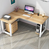 オフィスデスク　事務机　事務用デスク　パソコンデスク　ワークデスク　デスク　配線穴　サイドキャビネット　木目調　BGZ-120 