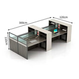 オフィスデスク　パソコンデスク　事務デスク　配線穴付き　ダイヤル錠付き　パネル脚　扉付き収納　シンプル　グレー　カスタマイズ可能　BGZ-M-137　metamall