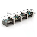 オフィスデスク　パソコンデスク　事務デスク　配線穴付き　ダイヤル錠付き　パネル脚　扉付き収納　シンプル　グレー　カスタマイズ可能　BGZ-M-137　metamall