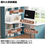 頑丈　収納棚　多段式　キャビネット　分類収納　L字型　ゆとり　Ｒ仕上げ　デスク　パソコンデスク　作業用　機能的　ミニマル　洗練　ホワイト　ナチュラル　カスタマイズ可能　BGZ-K-164