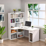 頑丈　収納棚　多段式　キャビネット　分類収納　L字型　ゆとり　Ｒ仕上げ　デスク　パソコンデスク　作業用　機能的　ミニマル　洗練　ホワイト　ナチュラル　カスタマイズ可能　BGZ-K-164