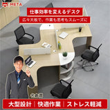 デスク　オフィスデスク　多用途デスク　作業台　事務机　カスタマイズ可能　BGZ-M-007