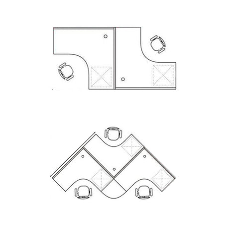 デスク　オフィスデスク　多用途デスク　作業台　事務机　カスタマイズ可能　BGZ-M-007　metamall
