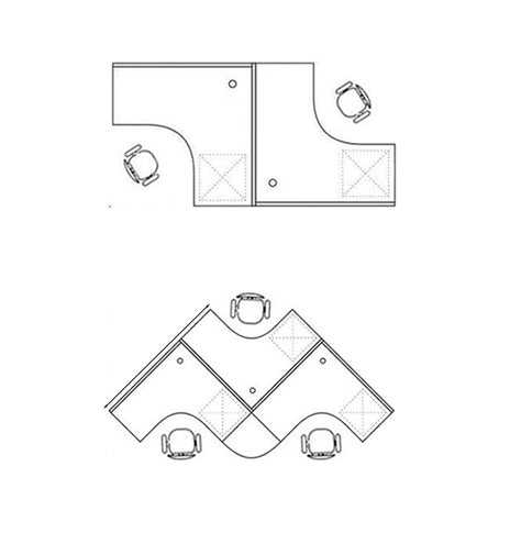 デスク　オフィスデスク　多用途デスク　作業台　事務机　カスタマイズ可能　BGZ-M-007　metamall