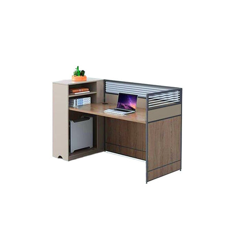 デスク 収納　様々な空間に合わせやすい　デスクトップラック　サイドワゴン　錠付き　シリンダー錠　メラミン化粧板　ウォルナット　カスタマイズ可能　BGZ-M023　metamall