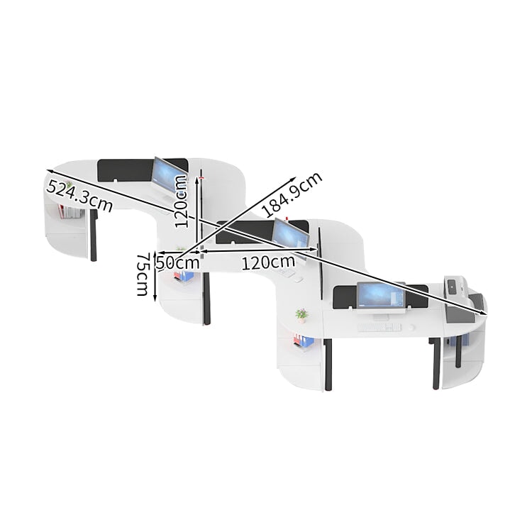 収納棚　オープン式　Ｒ仕上げ　広い天板　L字型　ゆとり　デスクトップパネル　デスク　オフィスデスク　シンプル　洗練　デザイン性　BGZ-M067