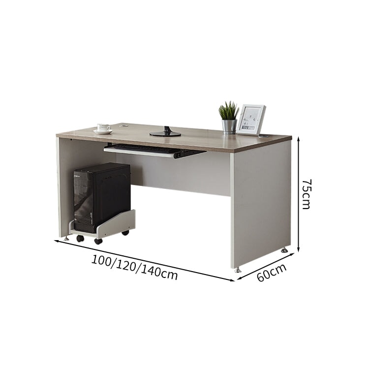 広い天板　ゆとり　配線孔　キーボードトレイ　サイドワゴン　錠付き　キャスター　デスク　ワークデスク　オフィス用　洗練　落ち着き　シンプル　カスタマイズ可能　BGZ-M068