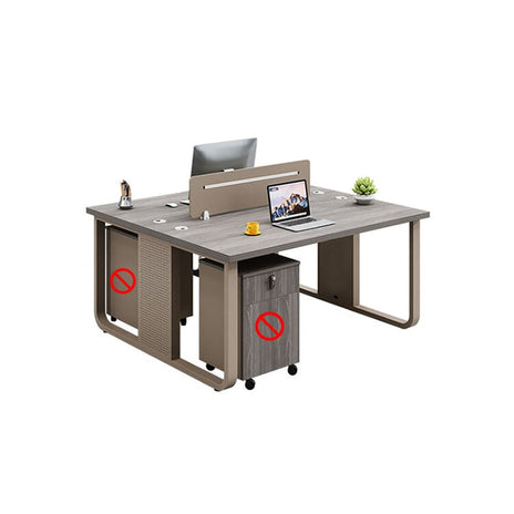 配線孔　エコ板材　高密度　耐久性　ゆとり　デスクトップパネル　金属脚フレーム　安定性　デスク　ワークデスク　オフィス用　穏やか　機能的　洗練　BGZ-M071