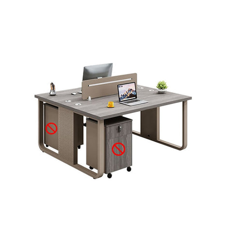 配線孔　エコ板材　高密度　耐久性　ゆとり　デスクトップパネル　金属脚フレーム　安定性　デスク　ワークデスク　オフィス用　穏やか　機能的　洗練　BGZ-M071