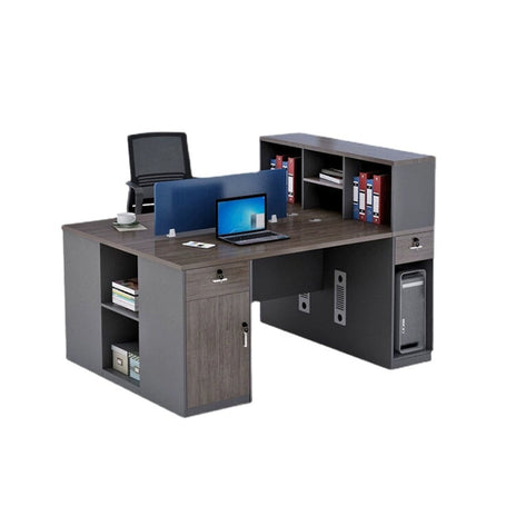 広い天板　ゆとり　キャビネット　大容量　分類収納　錠付き　配線孔　メラミン化粧板　頑丈　耐久性　作業机　デスク　オフィスデスク　機能的　洗練　モダン　カスタマイズ可能　BGZ-M073