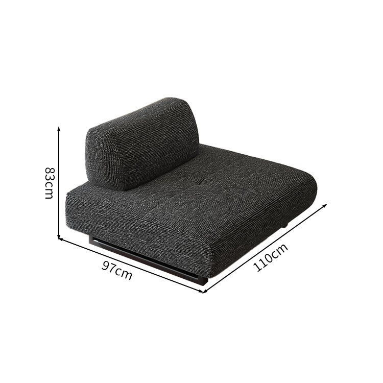 ゆったり　奥行き　ロータイプ　柔らか　ボルスタークッション　分離式　ソファ　リビングソファ　使い勝手　ミニマル　グレー　カスタマイズ可能　BSF-M181