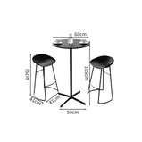 バーテーブル　テーブルセット　丸み　焼付ワニス　コンパクト　チェア　お手入れ簡単　焼付ワニス　高防水性　高品質　ホワイト　ブラック　カスタマイズ可能　BTZ-M020