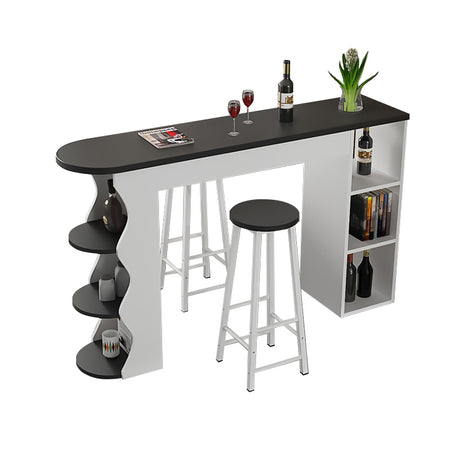 エコ板材　頑丈　耐久性　収納棚　多段式　分類収納　Ｒ仕上げ　テーブル　デスク　カウンターテーブル　ミニマル　実用的　使い勝手　カスタマイズ可能　BTZ-M021