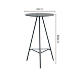 アイアンフレーム　頑丈　丸型天板　ぶつかり防止　安定性　テーブル　カウンターテーブル　シンプル　モダン　ホワイト　ブラック　カスタマイズ可能　BTZ-M023