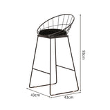 アイアンフレーム　頑丈　丸型天板　ぶつかり防止　安定性　テーブル　カウンターテーブル　シンプル　モダン　ホワイト　ブラック　カスタマイズ可能　BTZ-M023