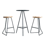 アイアンフレーム　頑丈　丸型天板　ぶつかり防止　安定性　テーブル　カウンターテーブル　シンプル　モダン　ホワイト　ブラック　カスタマイズ可能　BTZ-M023