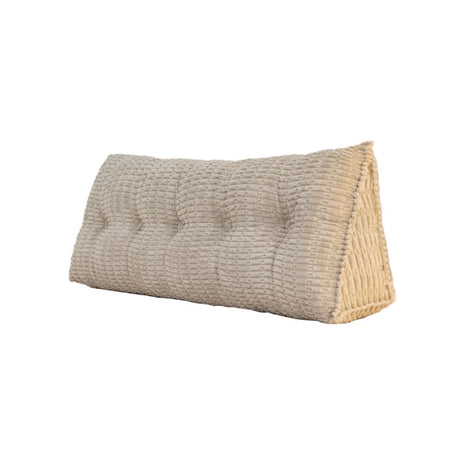 背もたれクッション　ラージベッドレスト　ベッドサイドクッション　柔らか　ウレタン　背もたれ　高通気　人間工学　フランネル生地　発泡ポリエ 　チレン　CTKD-M004　metamall