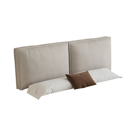 ラージベッドレスト　背もたれクッション　柔らか　背もたれ　高通気　人間工学　ポリエステル生地　シリコンフィル　耐久性　ホワイト　カスタマイズ可能　CTKD-M010　metamall