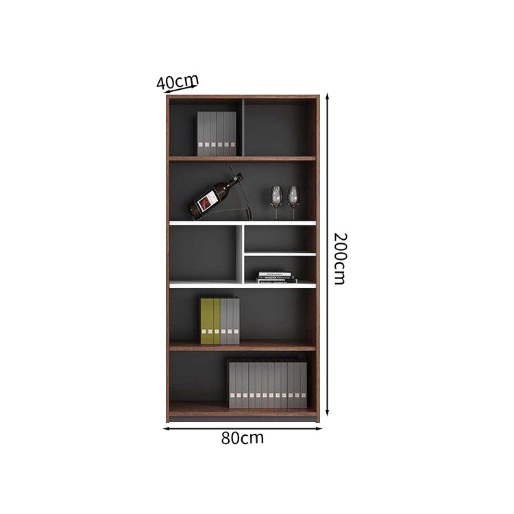 社長室用キャビネット　書類整理棚　オフィスキャビネット　キャビネット　社長室　分類収納　インテリア性　シンプル　ブラウン　カスタマイズ可能　CWG-M-104