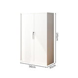 冷間成形鋼　引き戸　可動棚板　シリンダー錠　オフィスキャビネット　ファイリングキャビネット　スチール製書庫　ホワイト　カスタマイズ可能　CWG-M011