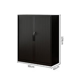 冷間成形鋼　引き戸　可動棚板　シリンダー錠　オフィスキャビネット　ファイリングキャビネット　スチール製書庫　ホワイト　カスタマイズ可能　CWG-M011