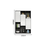 エコ素材　分類収納　オフィス収納　収納キャビネット　ファイリングキャビネット　書類整理棚　シンプル　モダン　ホワイト　カスタマイズ可能　CWG-M039