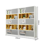 エコ素材　分類収納　バイカラーデザイン　オフィス収納　収納キャビネット　ファイリングキャビネット　書類整理棚　シンプル　モダン　カスタマイズ可能　CWG-M040