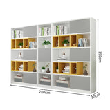 エコ素材　分類収納　バイカラーデザイン　オフィス収納　収納キャビネット　ファイリングキャビネット　書類整理棚　シンプル　モダン　カスタマイズ可能　CWG-M040