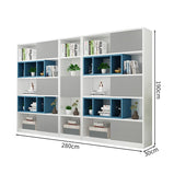 エコ素材　分類収納　バイカラーデザイン　オフィス収納　収納キャビネット　ファイリングキャビネット　書類整理棚　シンプル　モダン　カスタマイズ可能　CWG-M040