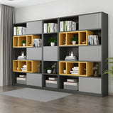 エコ素材　分類収納　バイカラーデザイン　オフィス収納　収納キャビネット　ファイリングキャビネット　書類整理棚　シンプル　モダン　カスタマイズ可能　CWG-M040